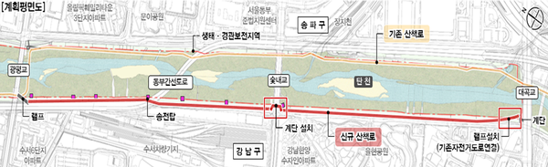 계획평면도 및 조감도 ⓒ강남구